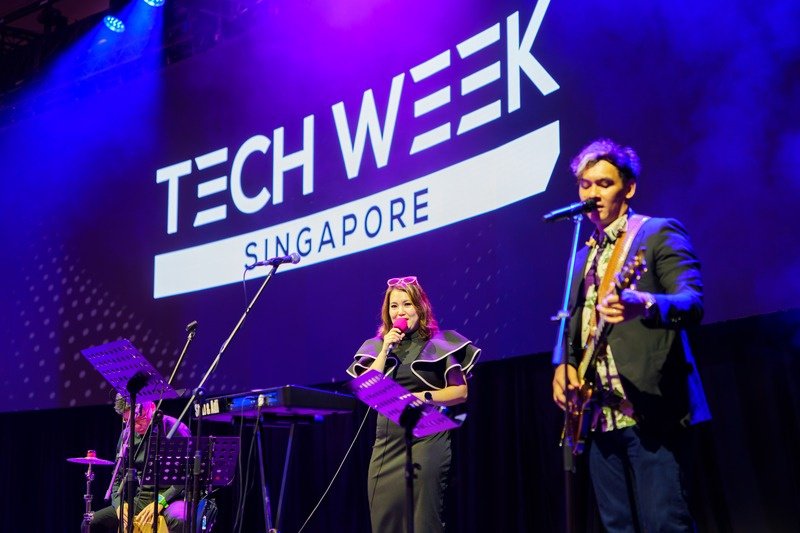 Tech Week Singapore stage performance